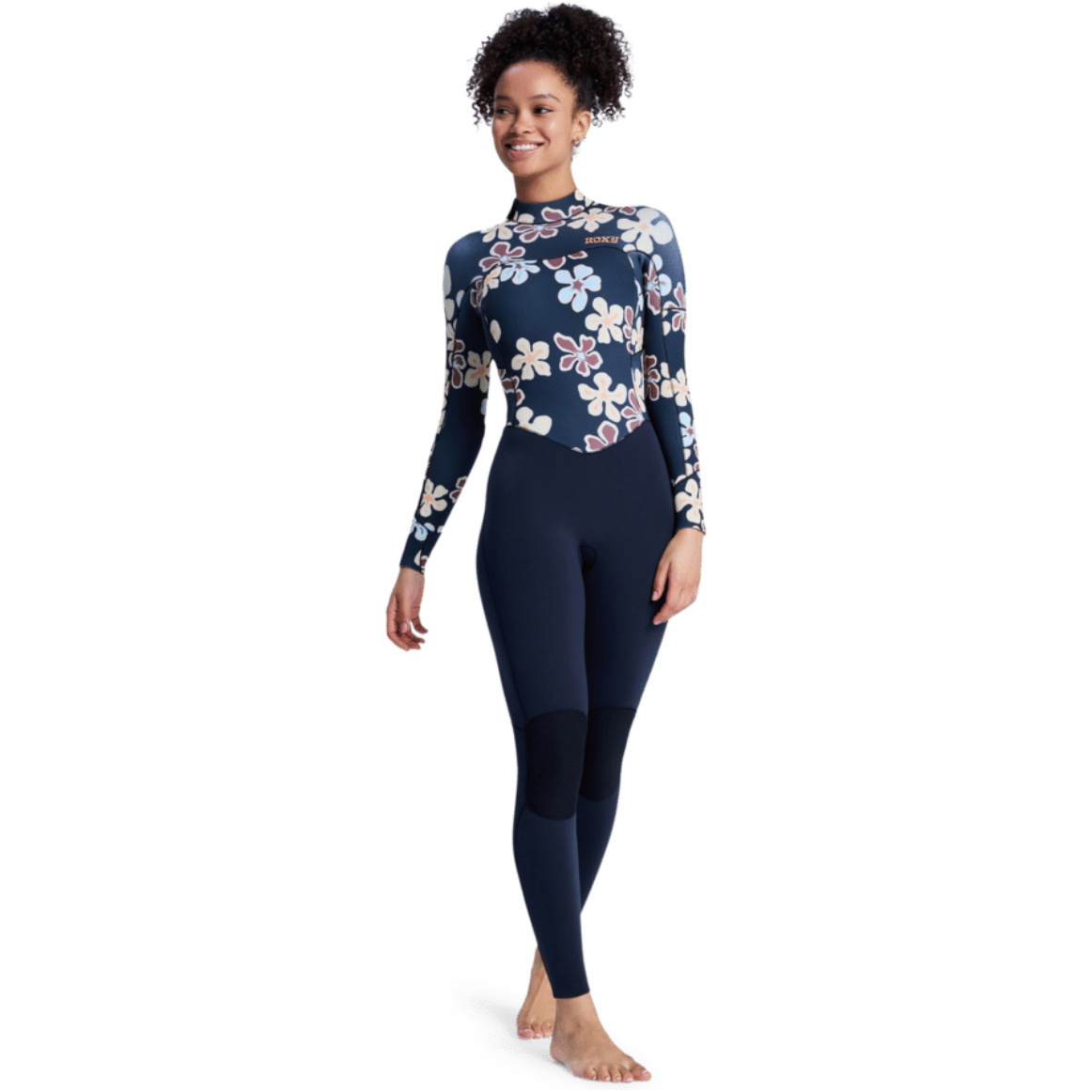 2026 Roxy Da Donna Swell Natural 3/2mm Back Zip Muta 26BW213511 - Flower